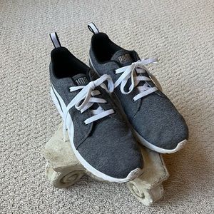 Men’s size 10 Puma Carson Athletic Tennis Shoe Heather Gray White